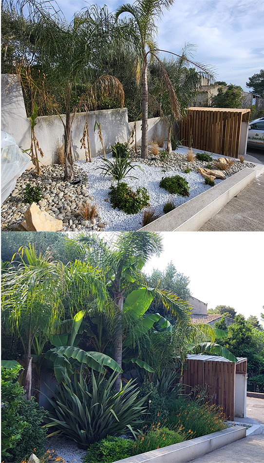 Volumes pour un jardin