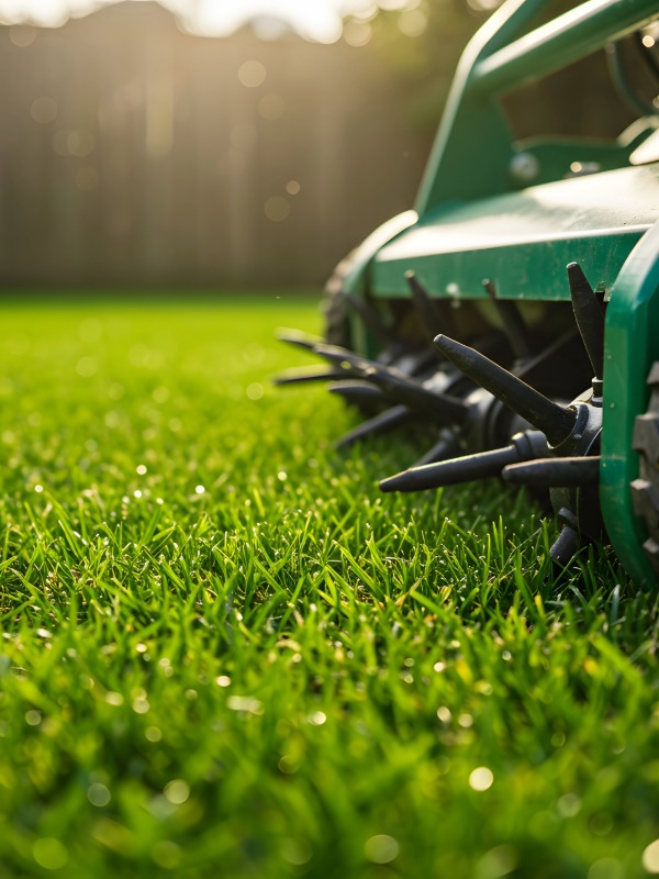 scarification gazon Montpellier